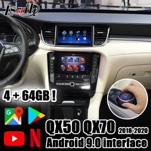 China relação video dos multimédios de 4G PX6 CarPlay&amp; Android com YouTube, Netflix para Infiniti 2018-2021 QX60 QX80 QX50 wholesale