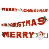 China Merry Christmas Letter Banner wholesale