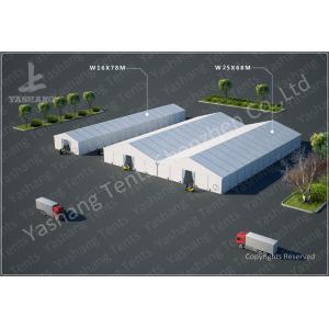 China Emergency Industrial Marquee Outdoor Warehouse Tents Complex With Fabric Rain Gutter supplier