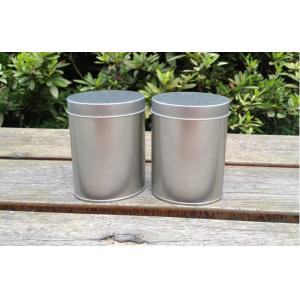 China Metal Small Embossed Oval Tin Can For Chocolate And Tea Packaging supplier