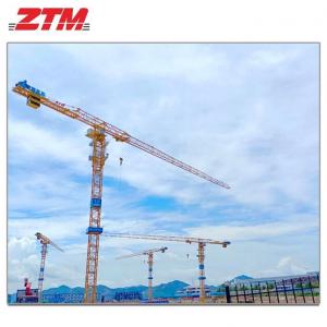 ZTT616 Flattop Tower Crane 32t Capacity 75m Jib Length 4.1t Tip Load Hoisting Equipment