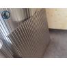 4m Length Stainless Steel Slotted Wedge Wire Screen Panels For Food Filter