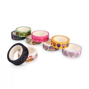 China Reusable Coloured Decorative Masking Tape No Residue Christmas Decoration supplier