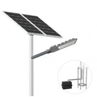 China Water Resistant 90w Battery Powered Street Light With Auto Dimming Solar Street Light on sale