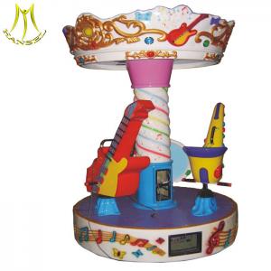 Hansel  amusement kids rides indoor outdoor playground small carousel for sale  merry go round