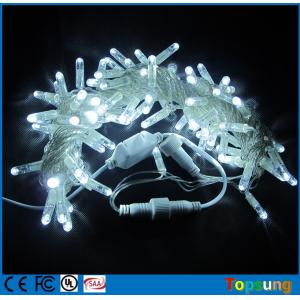 10m connectable Anti Cold white led xmas decorations lights bubble shell 100 bulbs