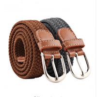 China Knitted Rope Stretch Elastic Belt Fabric Braided 145cm on sale