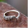 Vintage Sterling Silver Mermaid Band Ring for Women (R121406)