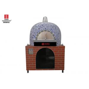 China Eco-friendly Italy Pizza Oven Gas Heating Natural Lava Rock Napoli Style supplier