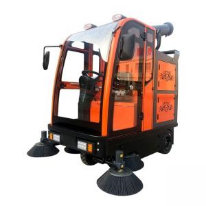 China 2200mm Road Brush Sweeper Cleaning Machine With High Pressure Water Gun supplier