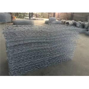China Hot Dipped Galvanized Rock Filled Stone Cage Gabion Wire Mesh supplier