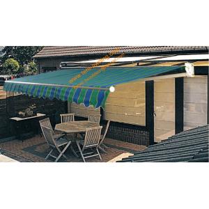 China Outdoor Waterproof Manual or  Motorized  Retractalbe Folding Arm Awning supplier