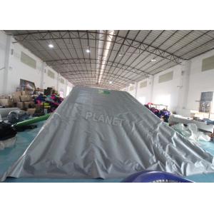 China EN71 Inflatable Sports Games Jump Stunt Landing Airbag With Ramp supplier