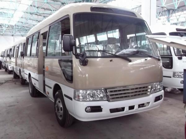 EURO II 7M Diesel Turbocharged Coaster Mini Bus With Inter Cooling, 5 Speed Manual
