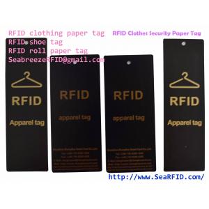 RFID Clothes Paper Tag, RFID Garments Paper Tag, RFID Apparels Paper Tag, RFID Clothing Security Paper Tag