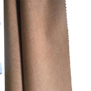 China Soft and Flowing 170D Polyester Doris Yarn Plain Woven Linen Fabric for Summer Dress supplier