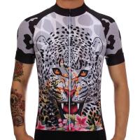 China Leopard Design Polyester Dryfit Suit Cycling Jersey T-Shirt Bike Cycling Accessories on sale