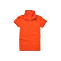 Short Sleeve Cotton Polo Shirts , Corporate Polo Shirt Design Double Layer Collar