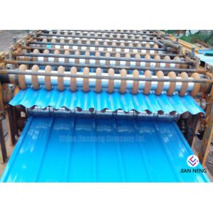China Machine réglable de toiture en métal de double couche de vitesse pour le toit et le mur en acier supplier