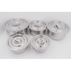 Commercial Stainless Steel Cooking Pots Basin Lid Soup Pasta Cooking Pot