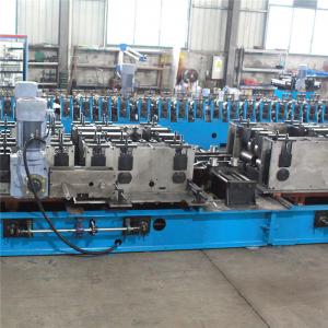 Punching Press Cable Tray Roll Forming Machine , Cable Rolling Machine 11 Rolls