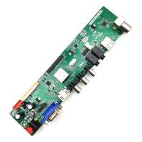 China Digital Analog Integrated Universal LED TV Mainboard DTV3663 With T2/T/C on sale