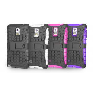 TPU+PC armor stand case for Samsung Galaxy Note 4, unique design, different color, OEM