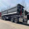 China Jost 2" Kingpin 45cbm 80 Tons 4 Axles U-Shape Dump Truck Trailers /Tipper Semi Trailer wholesale