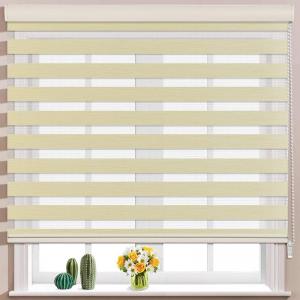 China Waterproof Manual Roller Shades Window Curtains Roller Shades 100% Polyester Fabric supplier