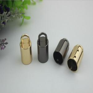 China Wholesale fashion 14mm light gold zinc alloy bag hardware metal caps for tassel supplier
