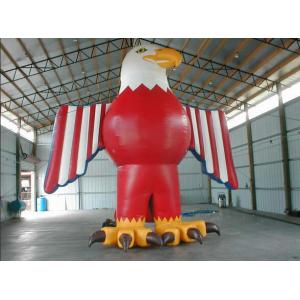 Customized red colour inflatable american eagle for advertising