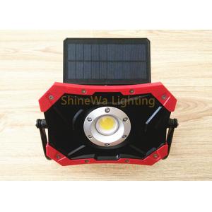China Outside Solar Powered Construction Lights 10W Rechargeable Led Work Light supplier