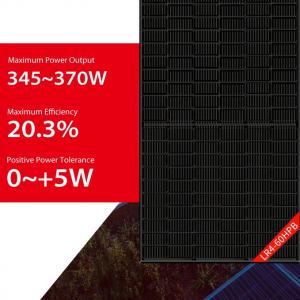 345W 355W Longi Solar Panel 365W 370W Solar Photovoltaic Panel Electricity Production