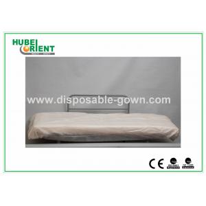 China Hospital Disposable Bed Sheets Sanitary PP Bedcover / Disposable Waterproof Sheets With Elastic supplier