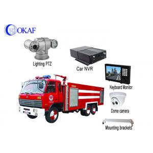 China 4G Wireless HD Vehicle PTZ Camera , Auto Tracking PTZ IP Camera 2.1 Megapixels supplier