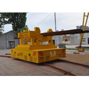 High temperature conductor rail power billet transfer cars on arc-shaped  rails