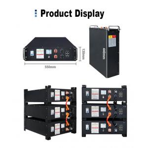 China 5KWH 20KWH Solar Energy Storage Batteries Off Grid 3U Rack Cabinet supplier