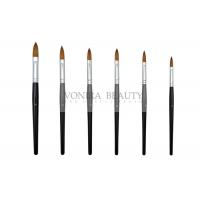 China High Class Pure Kolinsky Acrylic Nail Art Brushes For Decoration on sale