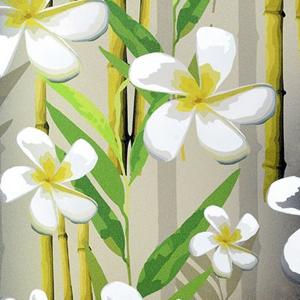 Bamboo Floral Printed Decorative Window Glass Film Privacy Protection SGS