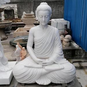 Marble Buddha Statues Garden Buddha Sculpture Stone Life Size