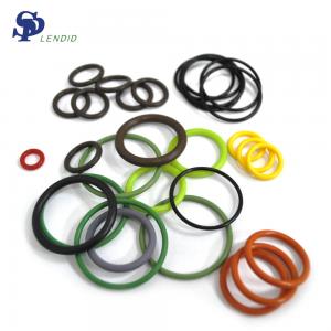 FKM Brown Black O Rings Seal , Fluorine Rubber Buna N Oring Customized