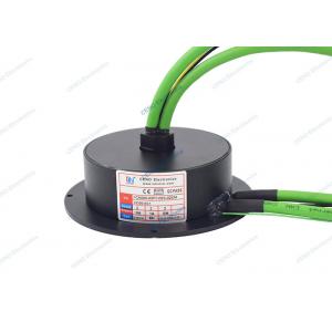 Low Temperature 100M Ethernet Pancake Slip Ring Collector With IP51 & 300RPM
