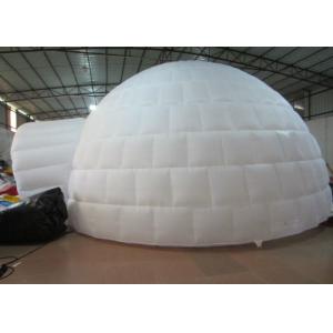 China Digital Printing Trading Blow Up Dome Ten , Customized Inflatable Igloo Tent supplier