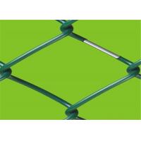 China Pvc Coated Chain Link Fencing 2.2mm Wire Diameter High Tensile Safety Airport Use on sale