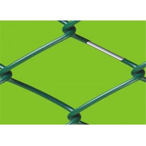 Pvc Coated Chain Link Fencing 2.2mm Wire Diameter High Tensile Safety Airport Use