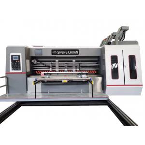 Lead Edge Feeding Flexo Printer With Die Cutter Double Color Flexo Printer With Slotter