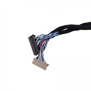 ODM OEM RoHS Compliant Nylon Tube 40 Pin Anti-Oxidation Extension Lcd LVD TV Wire Harness