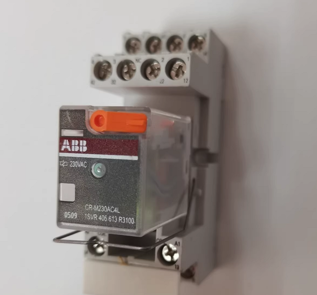 China ABB CR-M230AC4L Plug-in Relay Module with 4 NO Contacts 230V AC Coil High Reliability Control Relay wholesale