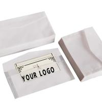 China Biodegradable Self Adhesive Seal Waxed Paper Envelopes With Custom Logo on sale