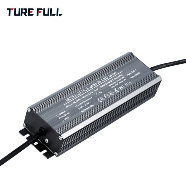 Black Waterproof Electronic LED Driver , Power Supply Led Street Light Driver